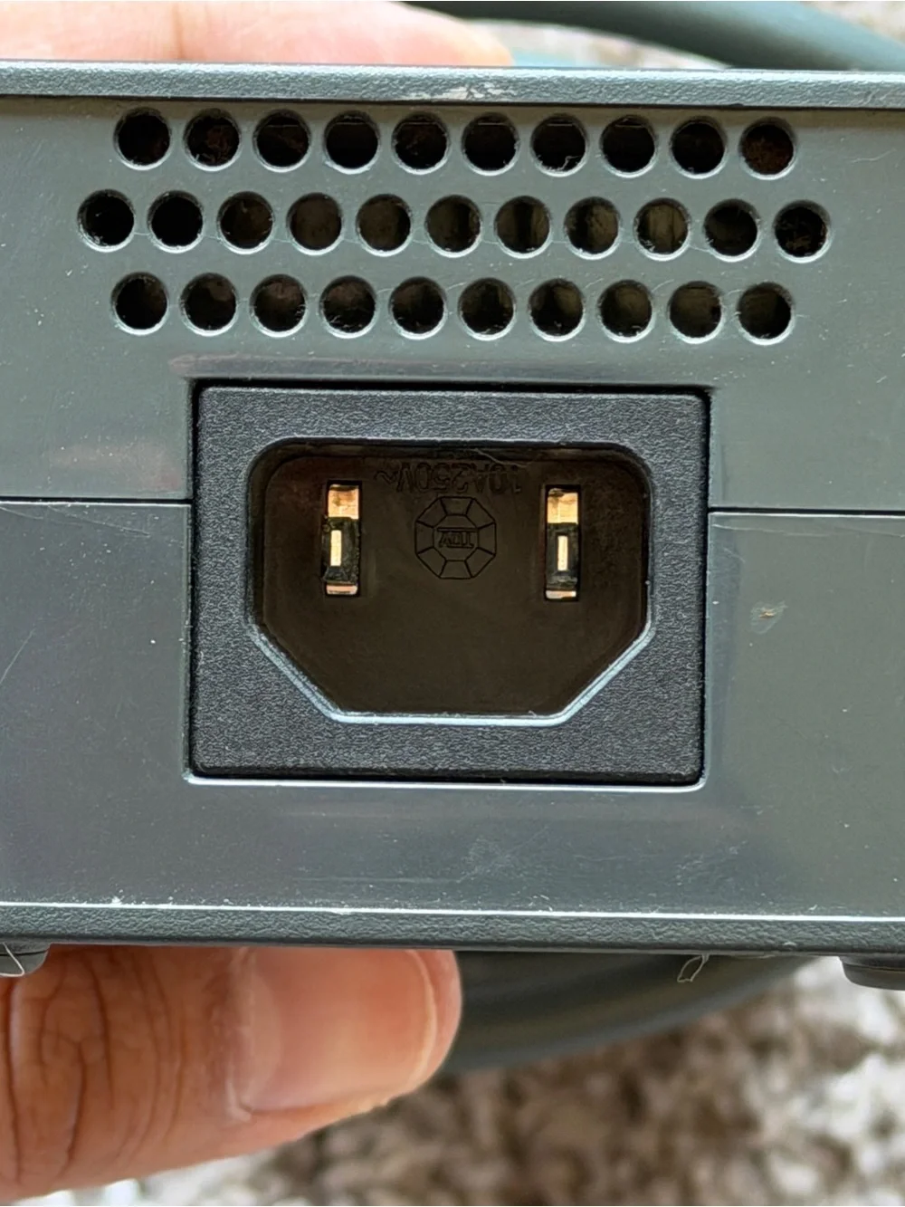 MICROSOFT XBOX 360 AC ADAPTER POWER BRICK CORD SUPPLY USED